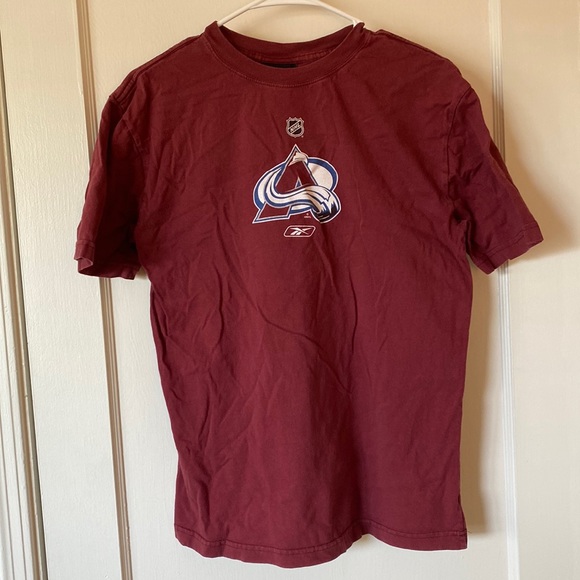💚 Reebok Denver Avalanche T-Shirt - Picture 1 of 5